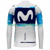 Homme Maillot vélo Manches Longues Movistar Team 2025 N001